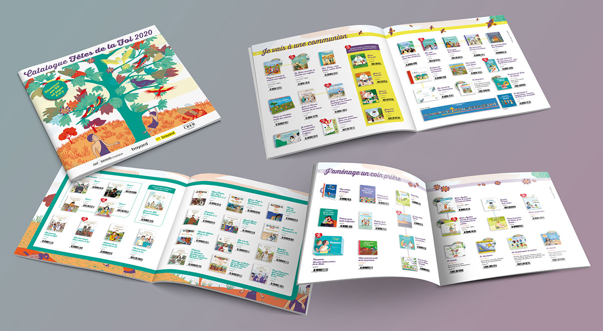 Catalogue promotionnel 2019 présentant les publications catholiques de Bayard.