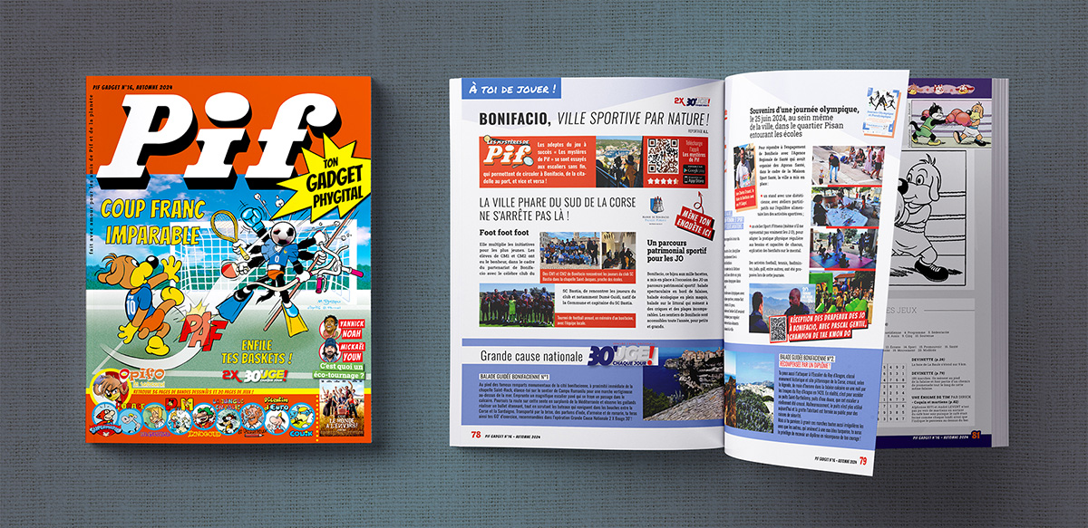 Pif Le Mag n°16 pour l'automne 2024, dossier sur la physique du coup franc.